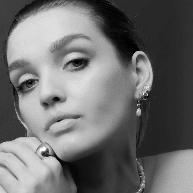 Silk & Steel Allure Hoops image number 1